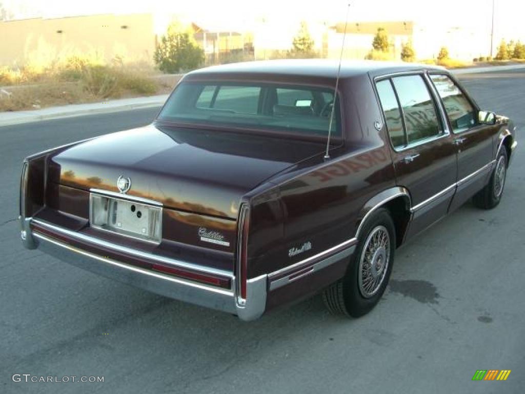 1992 DeVille Sedan - Dark Garnet Red Metallic / Gray photo #7