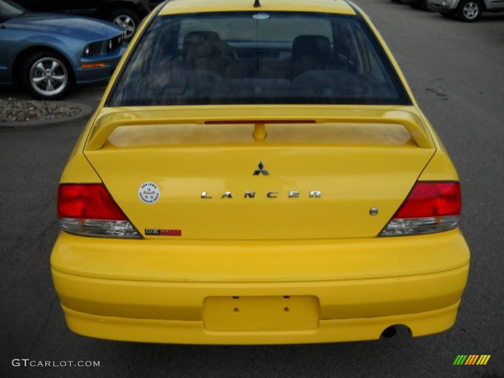 2002 Lancer OZ Rally - Lightning Yellow / Black photo #3