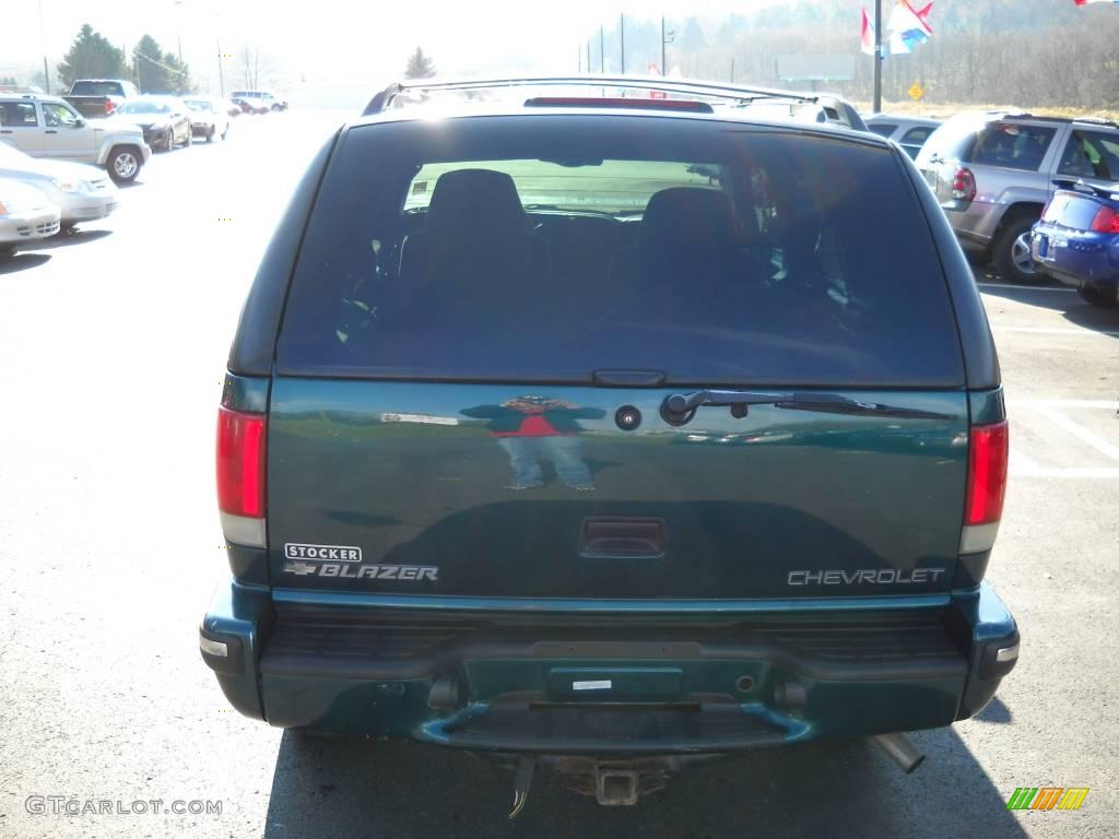 1998 Blazer LS 4x4 - Dark Green Metallic / Graphite photo #3