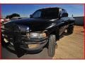 1999 Black Dodge Ram 3500 Laramie Extended Cab 4x4 Dually  photo #1