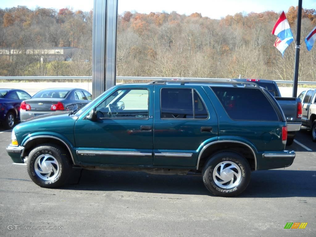 1998 Blazer LS 4x4 - Dark Green Metallic / Graphite photo #5