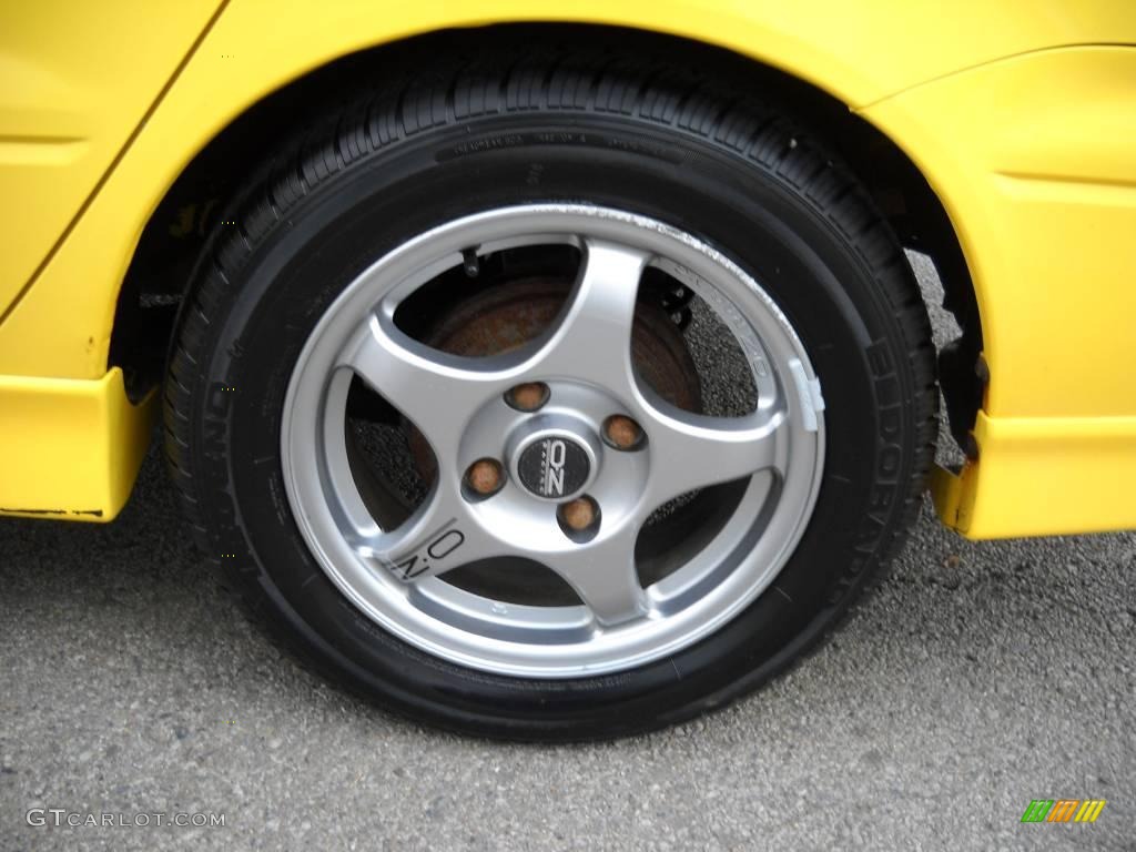 2002 Lancer OZ Rally - Lightning Yellow / Black photo #14