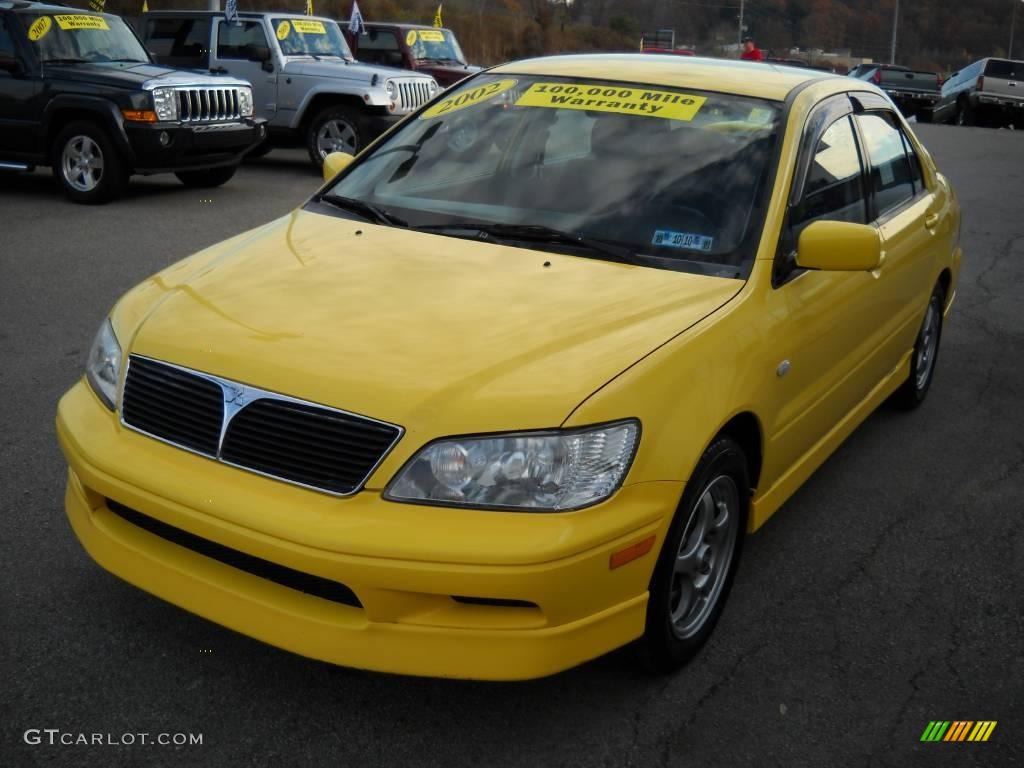 2002 Lancer OZ Rally - Lightning Yellow / Black photo #18
