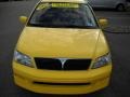 2002 Lightning Yellow Mitsubishi Lancer OZ Rally  photo #19