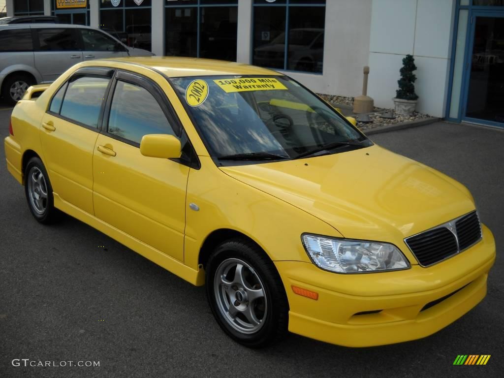 2002 Lancer OZ Rally - Lightning Yellow / Black photo #20