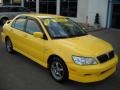 2002 Lightning Yellow Mitsubishi Lancer OZ Rally  photo #20