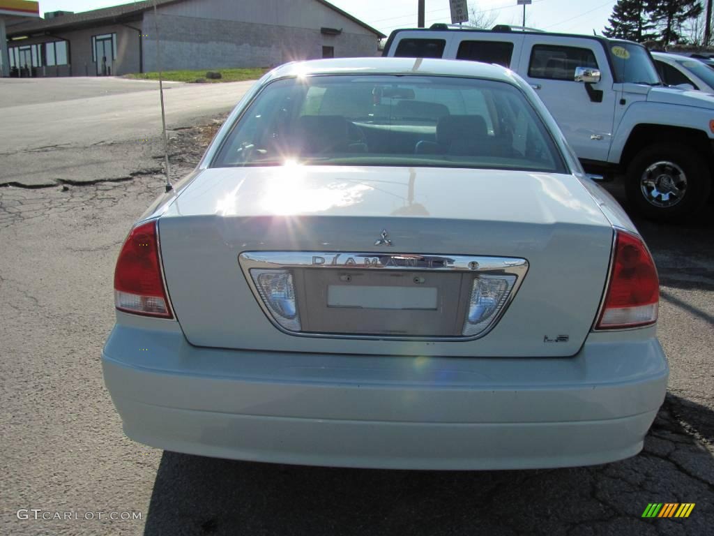 2003 Diamante LS Sedan - Platinum White Pearl / Tan photo #4