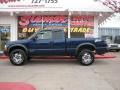 Indigo Blue Metallic 2002 Chevrolet S10 ZR2 Extended Cab 4x4
