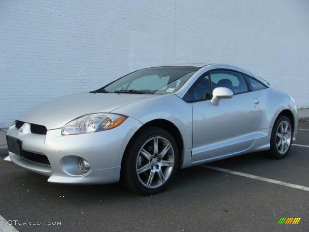 2006 Eclipse GT Coupe - Liquid Silver Metallic / Dark Charcoal photo #1