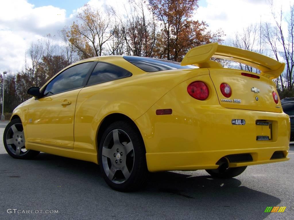 2005 Cobalt SS Supercharged Coupe - Rally Yellow / Ebony photo #4