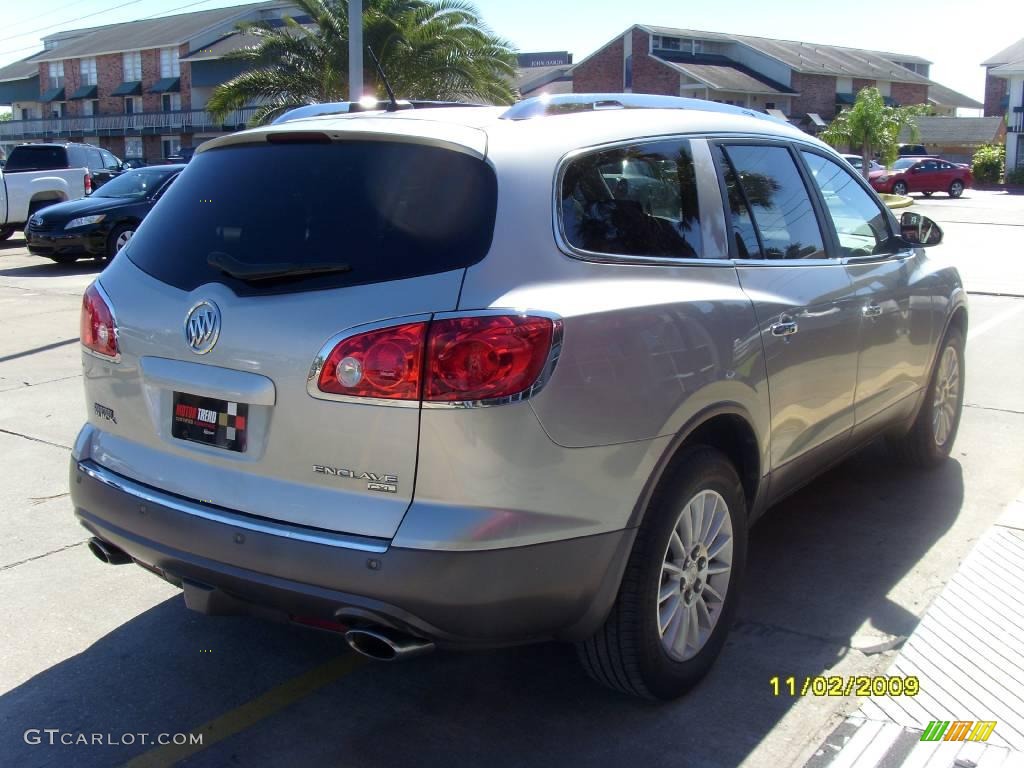 2008 Enclave CXL - Platinum Metallic / Titanium/Dark Titanium photo #4