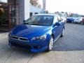 2010 Octane Blue Metallic Mitsubishi Lancer GTS  photo #1