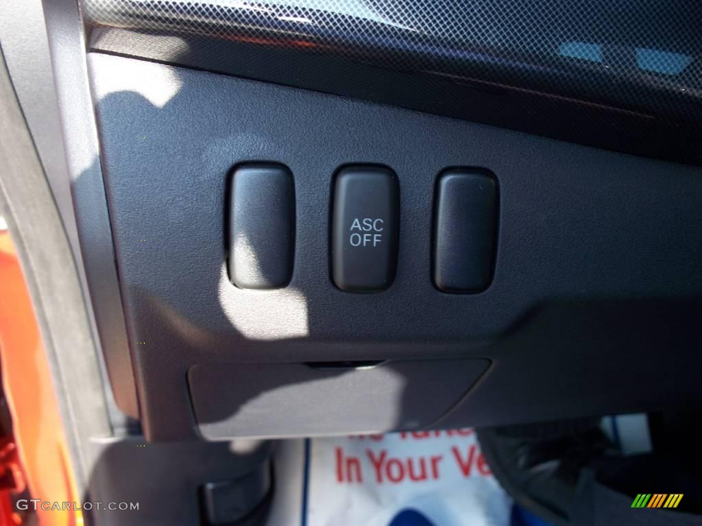 2010 Lancer GTS - Rotor Glow Orange Metallic / Black photo #9