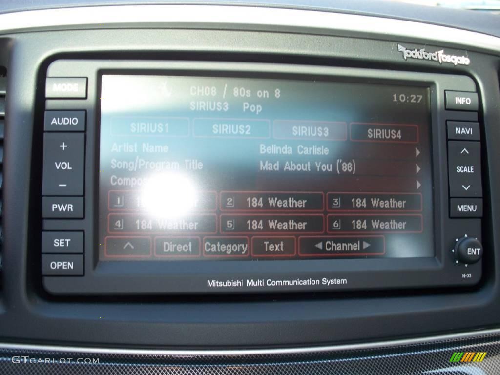 2010 Lancer GTS - Rotor Glow Orange Metallic / Black photo #15