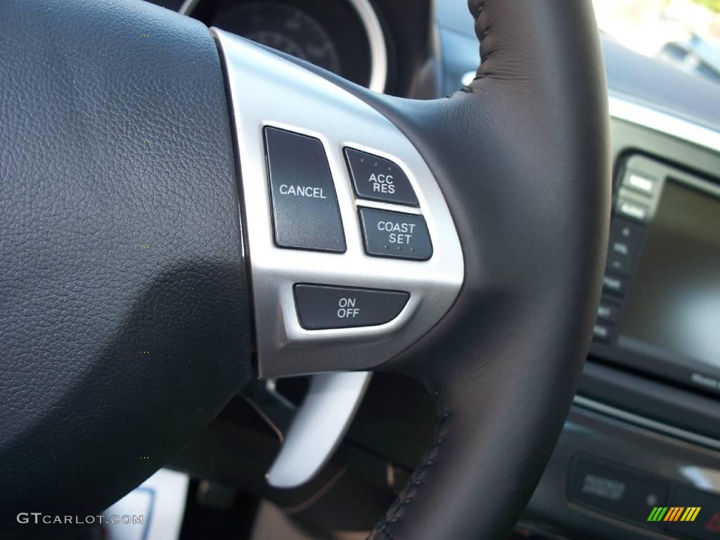 2010 Lancer GTS - Rotor Glow Orange Metallic / Black photo #20