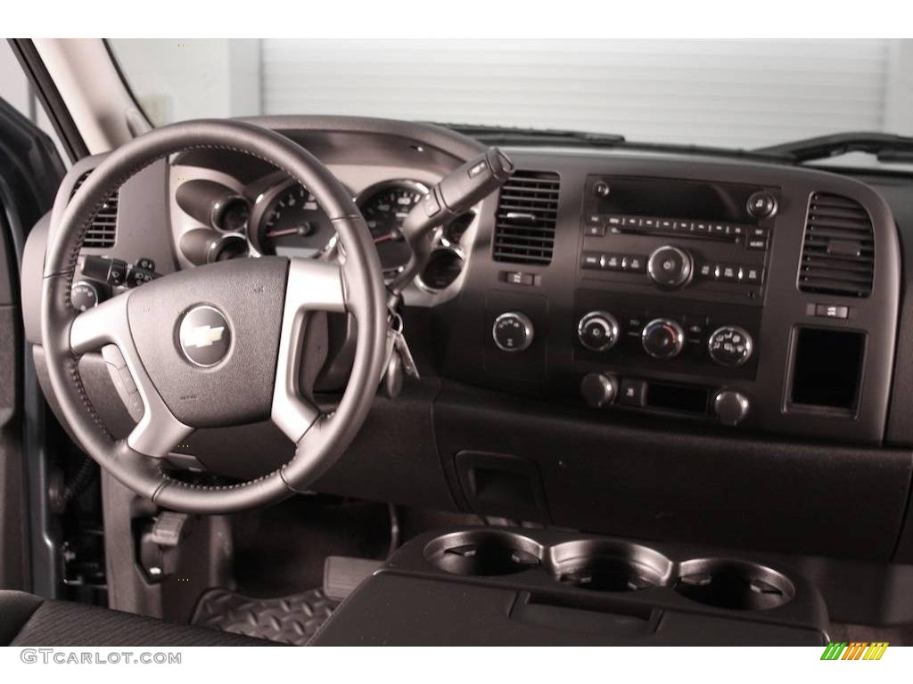 2009 Silverado 1500 LT Crew Cab 4x4 - Blue Granite Metallic / Ebony photo #6
