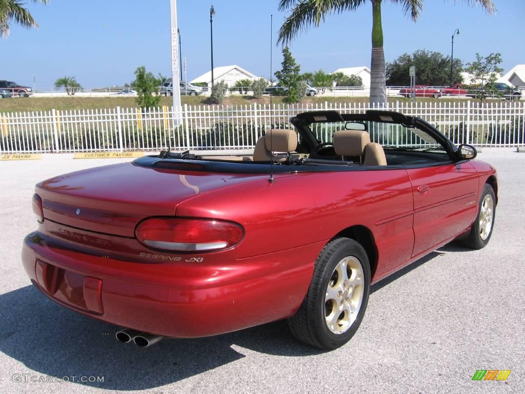2000 Inferno Red Pearl Chrysler Sebring JXi Convertible 20986582 Photo