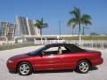 2000 Inferno Red Pearl Chrysler Sebring JXi Convertible  photo #20