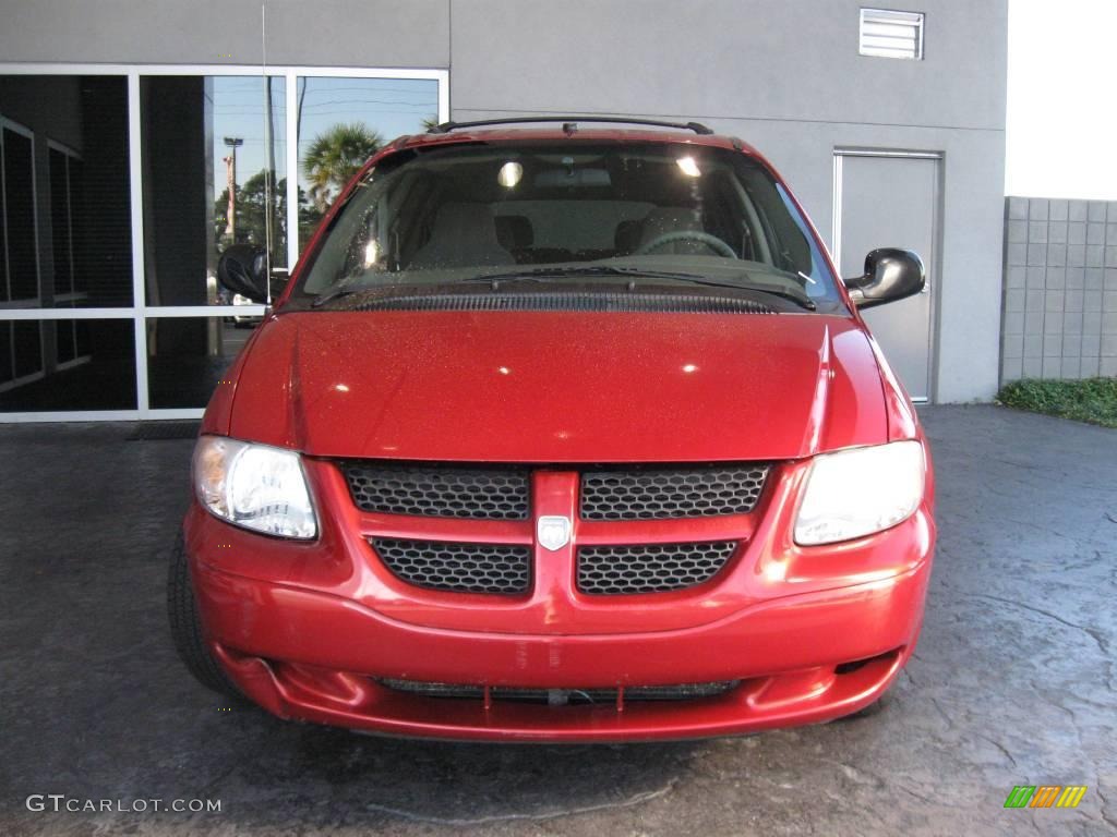 2003 Grand Caravan eL - Inferno Red Tinted Pearl / Gray photo #4