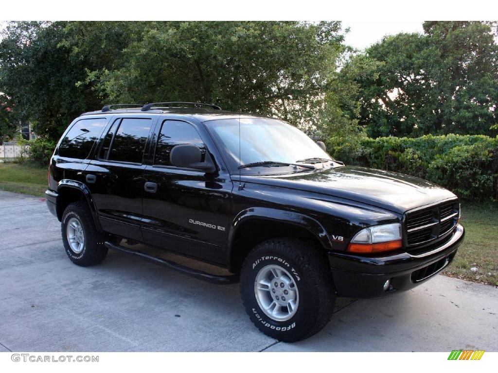 1999 Durango SLT 4x4 - Black / Mist Gray photo #17