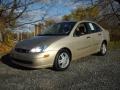 2002 Fort Knox Gold Ford Focus SE Sedan  photo #1