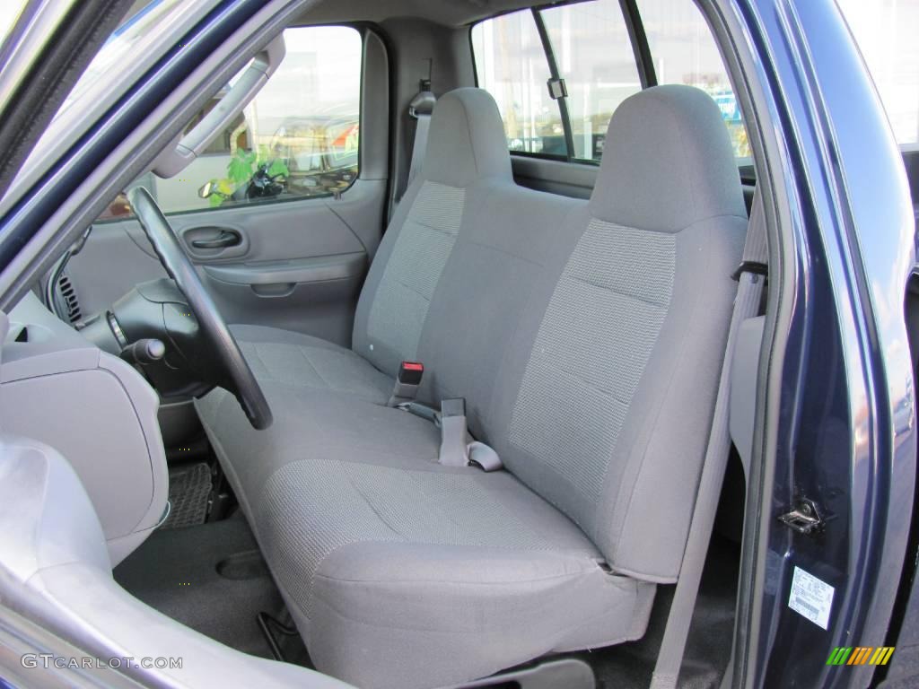 2004 F150 XL Heritage Regular Cab - True Blue Metallic / Heritage Graphite Grey photo #12