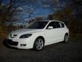 2007 Crystal White Pearl Mazda MAZDA3 s Touring Hatchback  photo #2