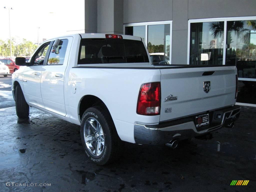 2010 Ram 1500 Big Horn Crew Cab - Stone White / Dark Slate Gray photo #5