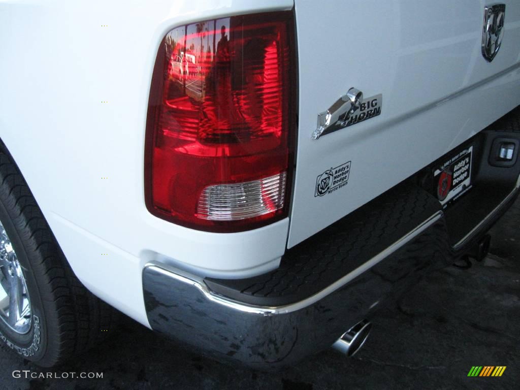 2010 Ram 1500 Big Horn Crew Cab - Stone White / Dark Slate Gray photo #6