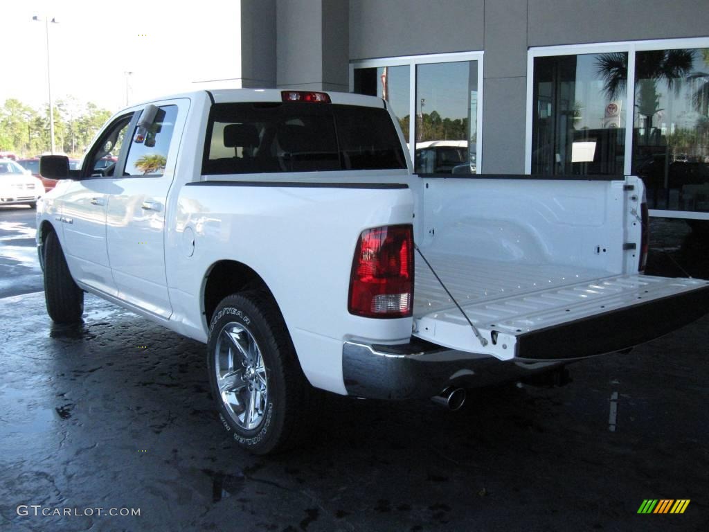 2010 Ram 1500 Big Horn Crew Cab - Stone White / Dark Slate Gray photo #7