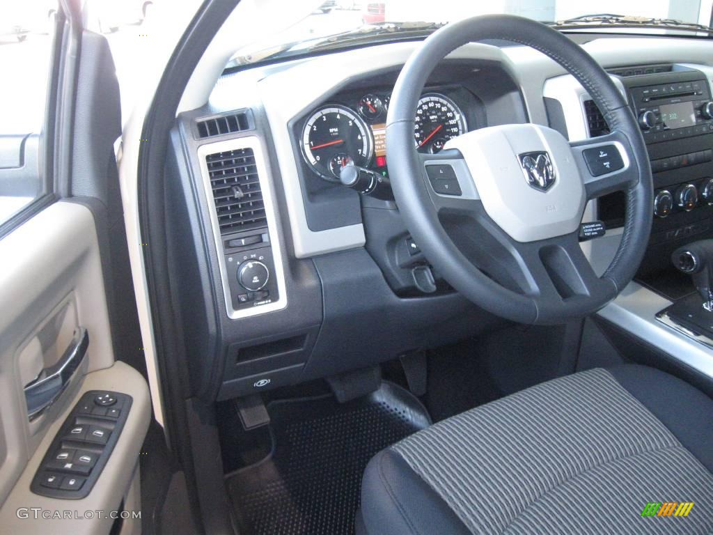 2010 Ram 1500 Big Horn Crew Cab - Stone White / Dark Slate Gray photo #10