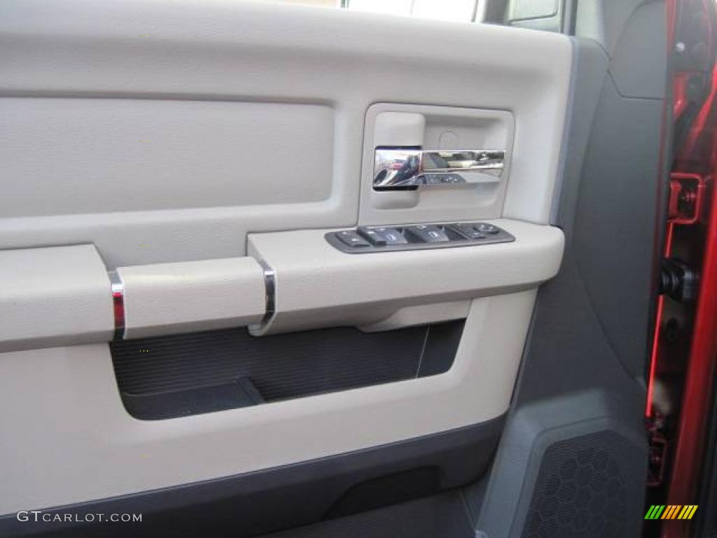 2010 Ram 1500 Big Horn Crew Cab 4x4 - Inferno Red Crystal Pearl / Dark Slate/Medium Graystone photo #6