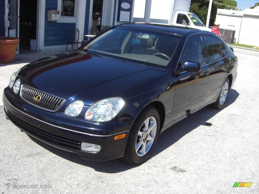 2002 GS 300 - Blue Onyx Pearl / Ivory photo #1