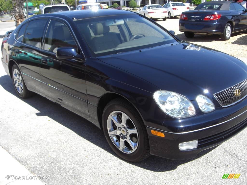 2002 GS 300 - Blue Onyx Pearl / Ivory photo #2