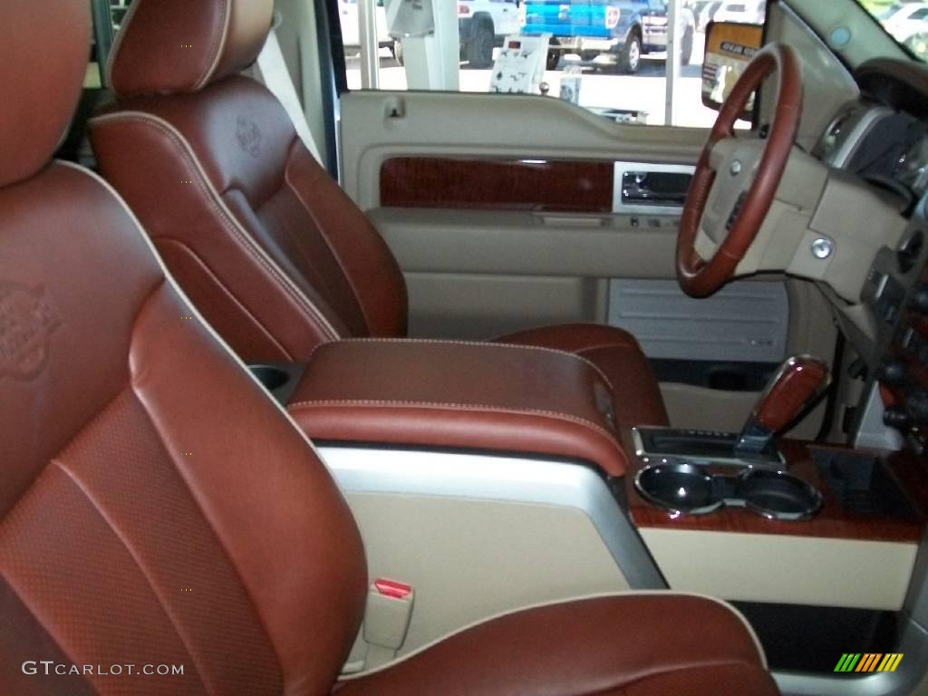 2010 F150 King Ranch SuperCrew - Oxford White / Chapparal Leather photo #7