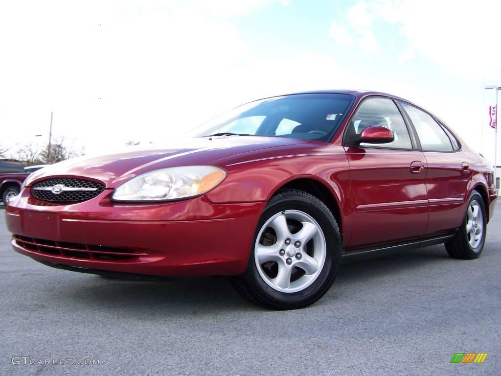 2000 Taurus SES - Toreador Red Metallic / Medium Graphite photo #5