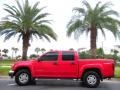 Fire Red 2005 GMC Canyon SLE Crew Cab