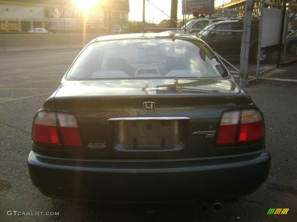 1996 Accord LX V6 Sedan - Dark Eucalyptus Green Pearl Metallic / Gray photo #6