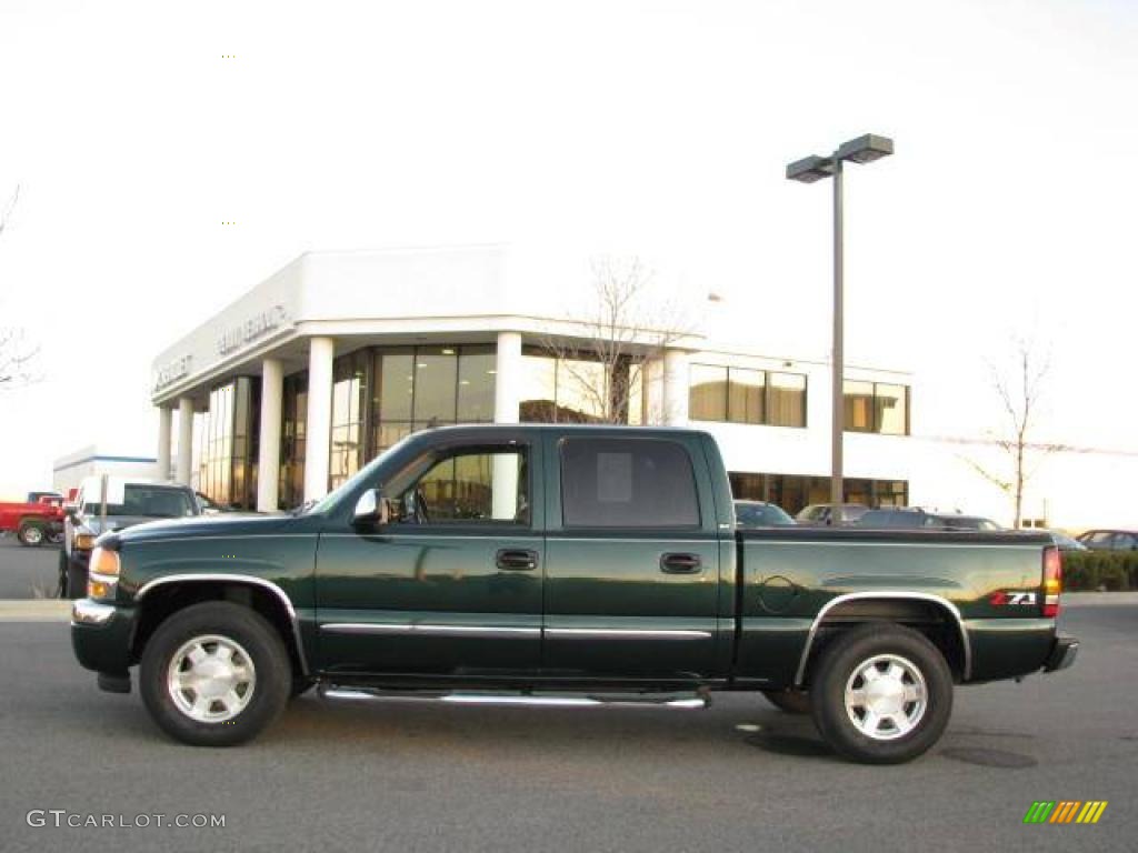 2006 Sierra 1500 SLT Crew Cab 4x4 - Polo Green Metallic / Neutral photo #1