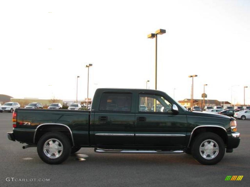 2006 Sierra 1500 SLT Crew Cab 4x4 - Polo Green Metallic / Neutral photo #4
