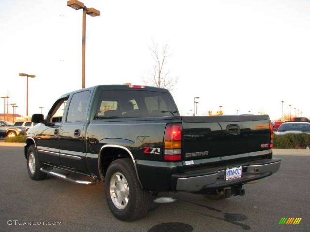 2006 Sierra 1500 SLT Crew Cab 4x4 - Polo Green Metallic / Neutral photo #6