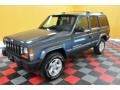 2001 Steel Blue Pearl Jeep Cherokee Sport 4x4  photo #3