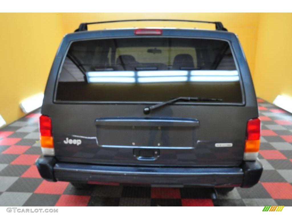 2001 Cherokee Sport 4x4 - Steel Blue Pearl / Agate photo #5