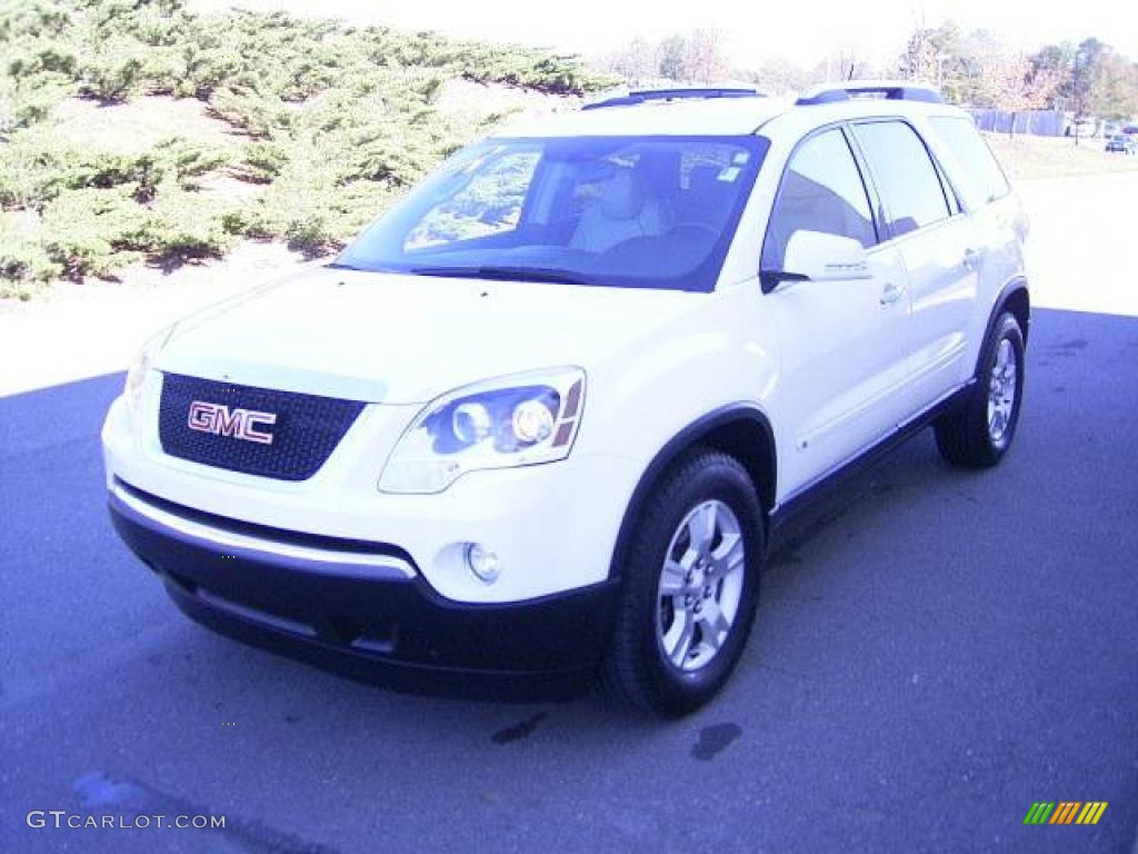 2009 Acadia SLT - Summit White / Light Titanium photo #1