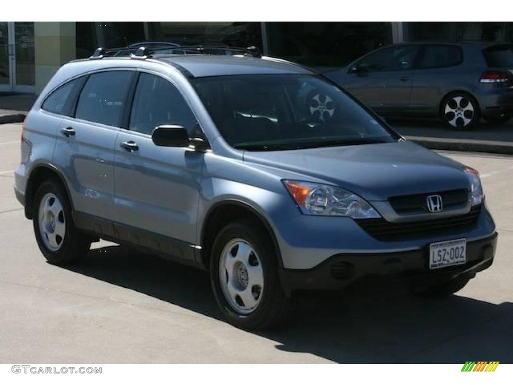 2008 CR-V LX - Glacier Blue Metallic / Gray photo #14