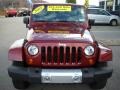 2008 Red Rock Crystal Pearl Jeep Wrangler Unlimited Sahara 4x4  photo #19