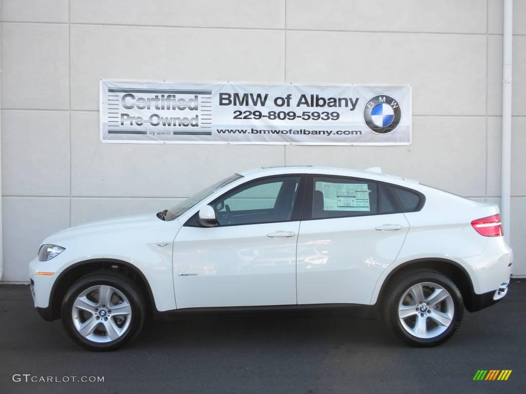 2010 X6 xDrive35i - Alpine White / Saddle Brown photo #1