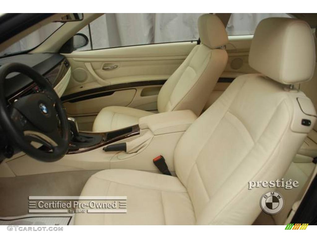 2007 3 Series 335i Coupe - Monaco Blue Metallic / Beige photo #5