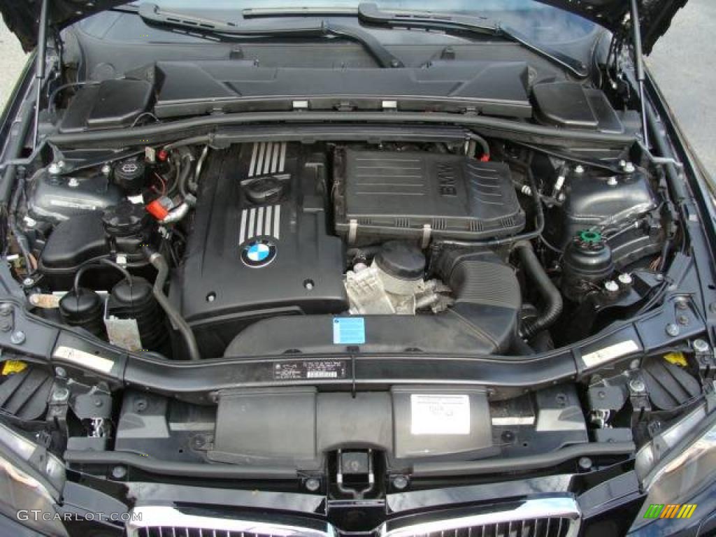 2007 3 Series 335i Coupe - Jet Black / Black photo #24