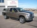 2008 Light Khaki Metallic Dodge Ram 1500 Big Horn Edition Quad Cab 4x4  photo #3